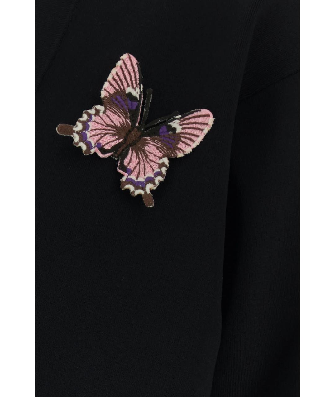 BLUMARINE Черный вискозный кардиган, фото 3