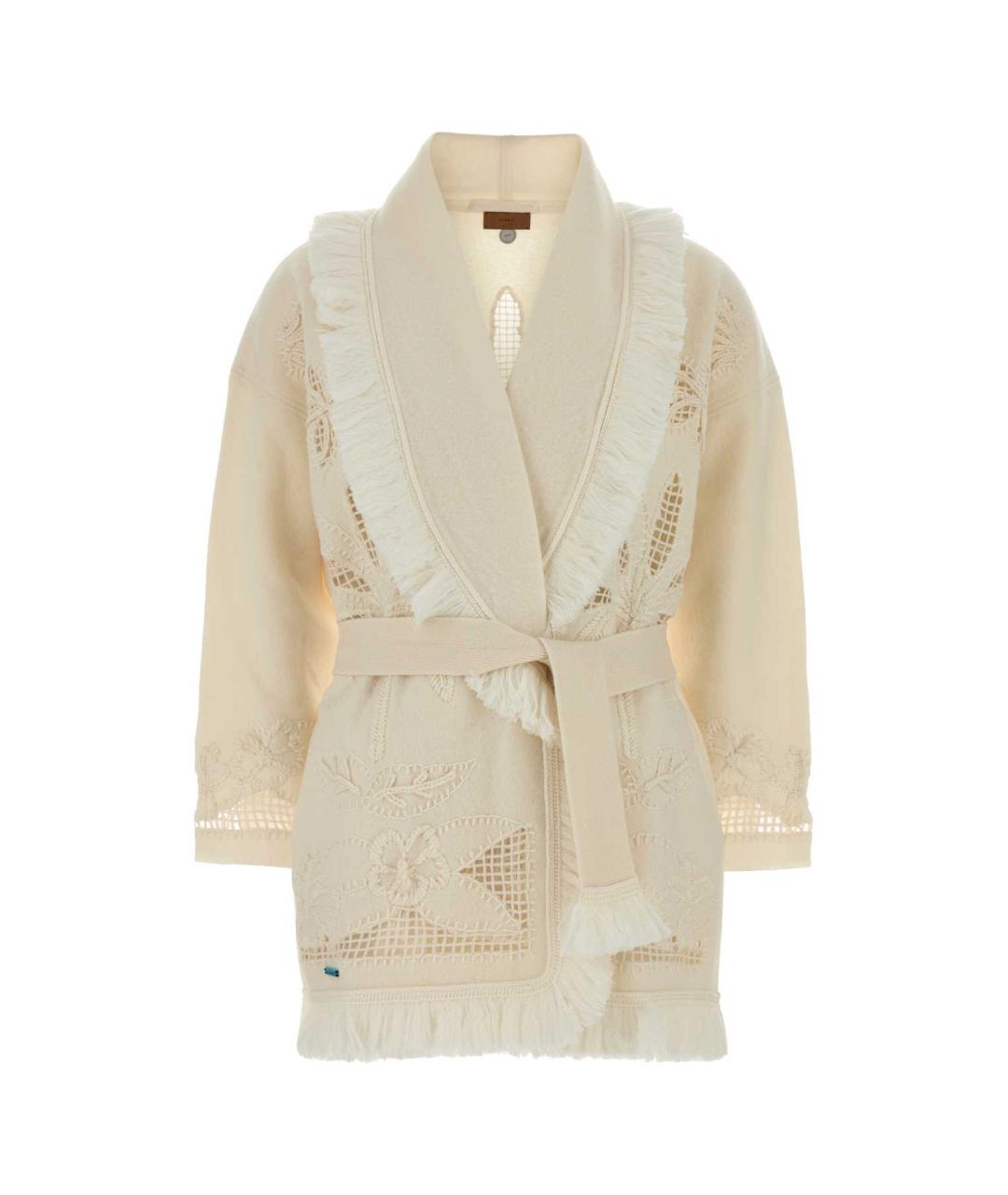 ALANUI Бежевый шерстяной кардиган, фото 1