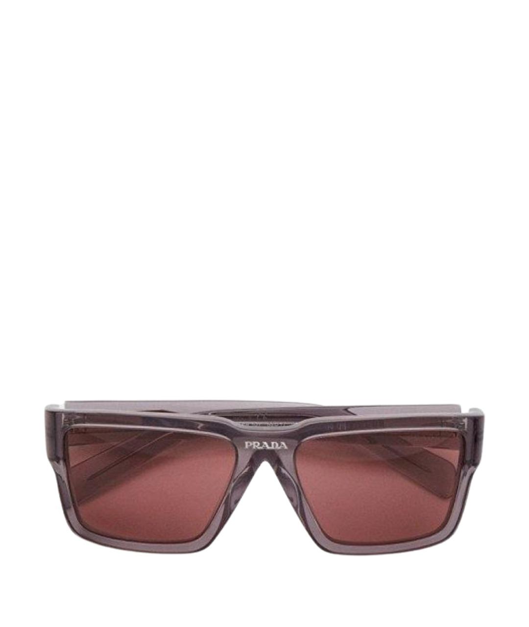 PRADA Серые пластиковые солнцезащитные очки, фото 1