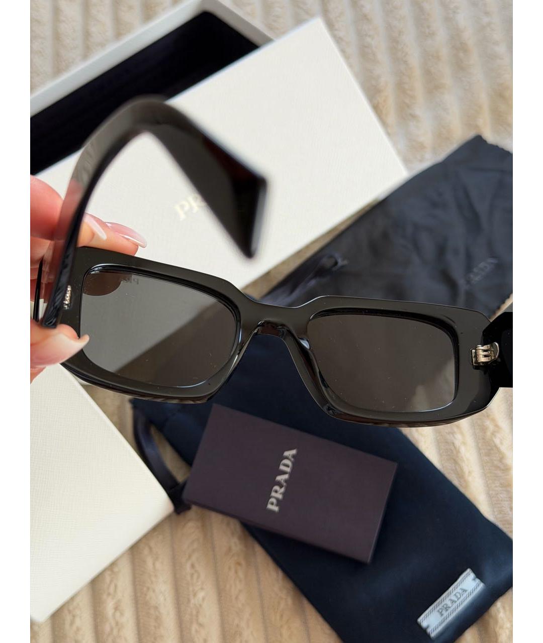 PRADA Черные солнцезащитные очки, фото 6