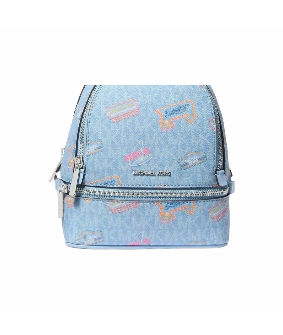 MICHAEL KORS Голубой рюкзак, фото 4