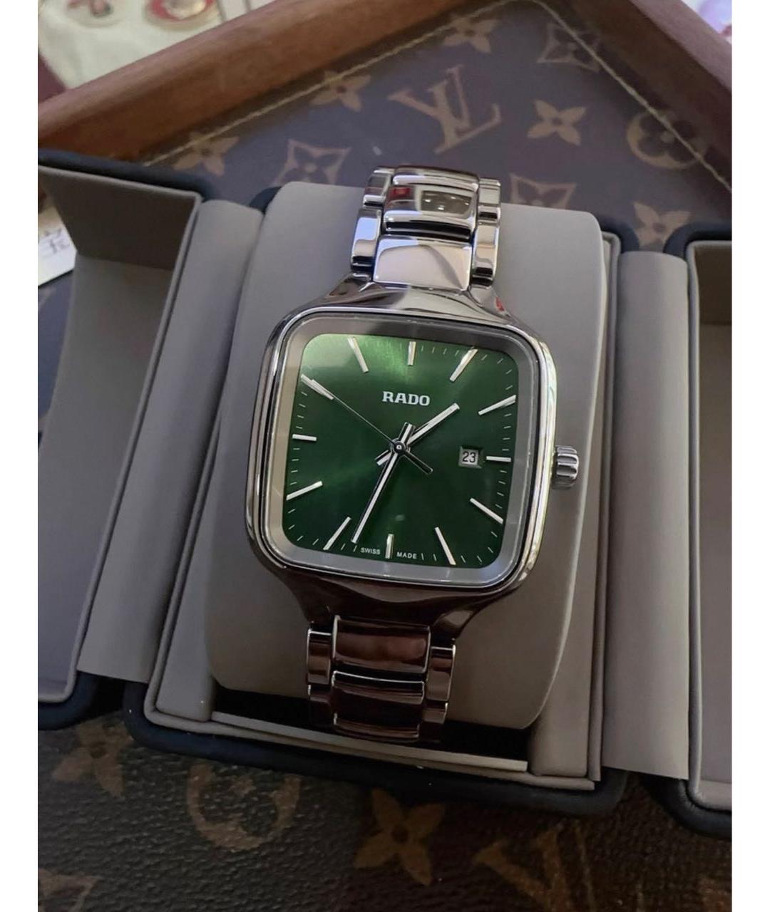 RADO Черные керамические часы, фото 2