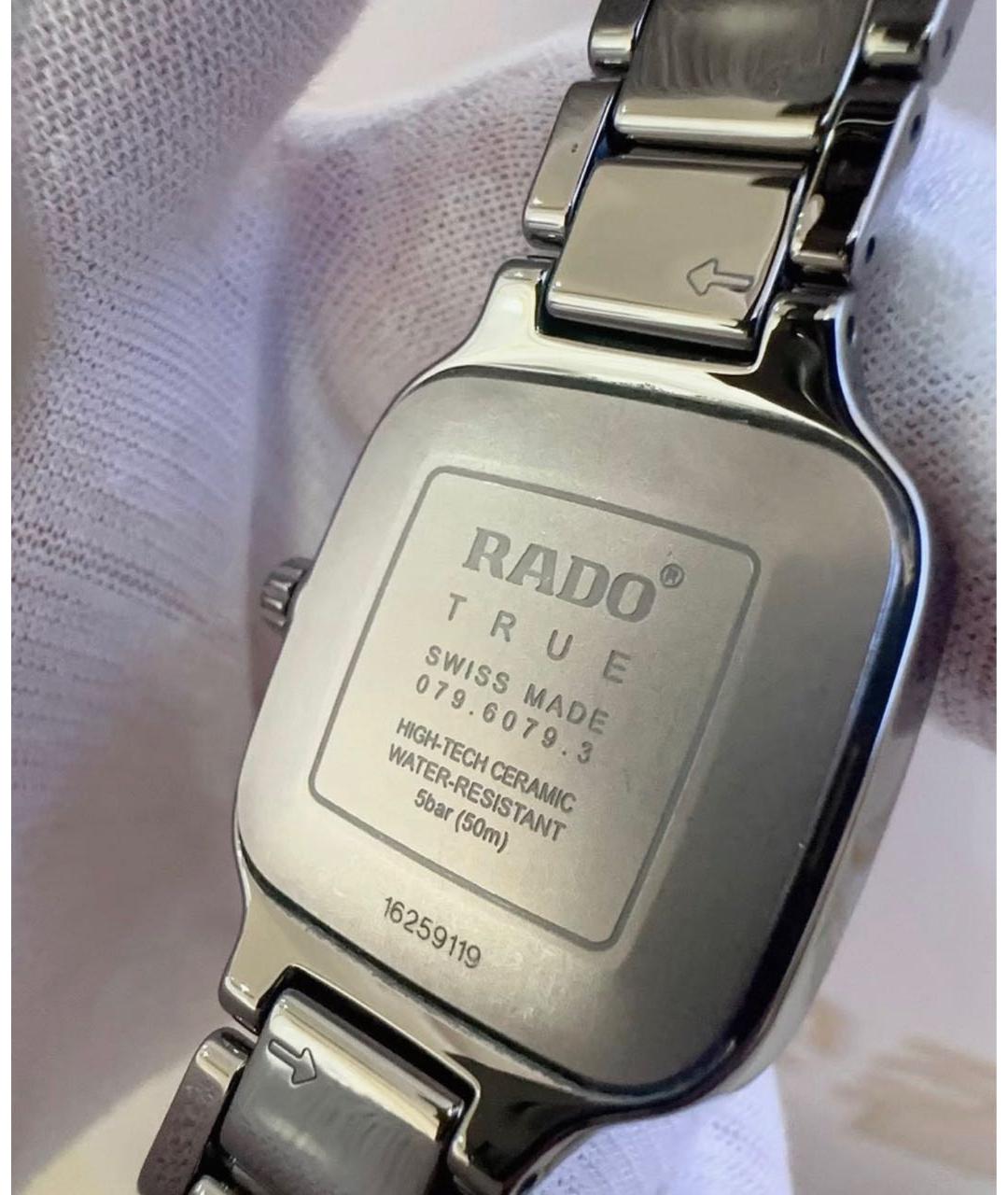 RADO Черные керамические часы, фото 3