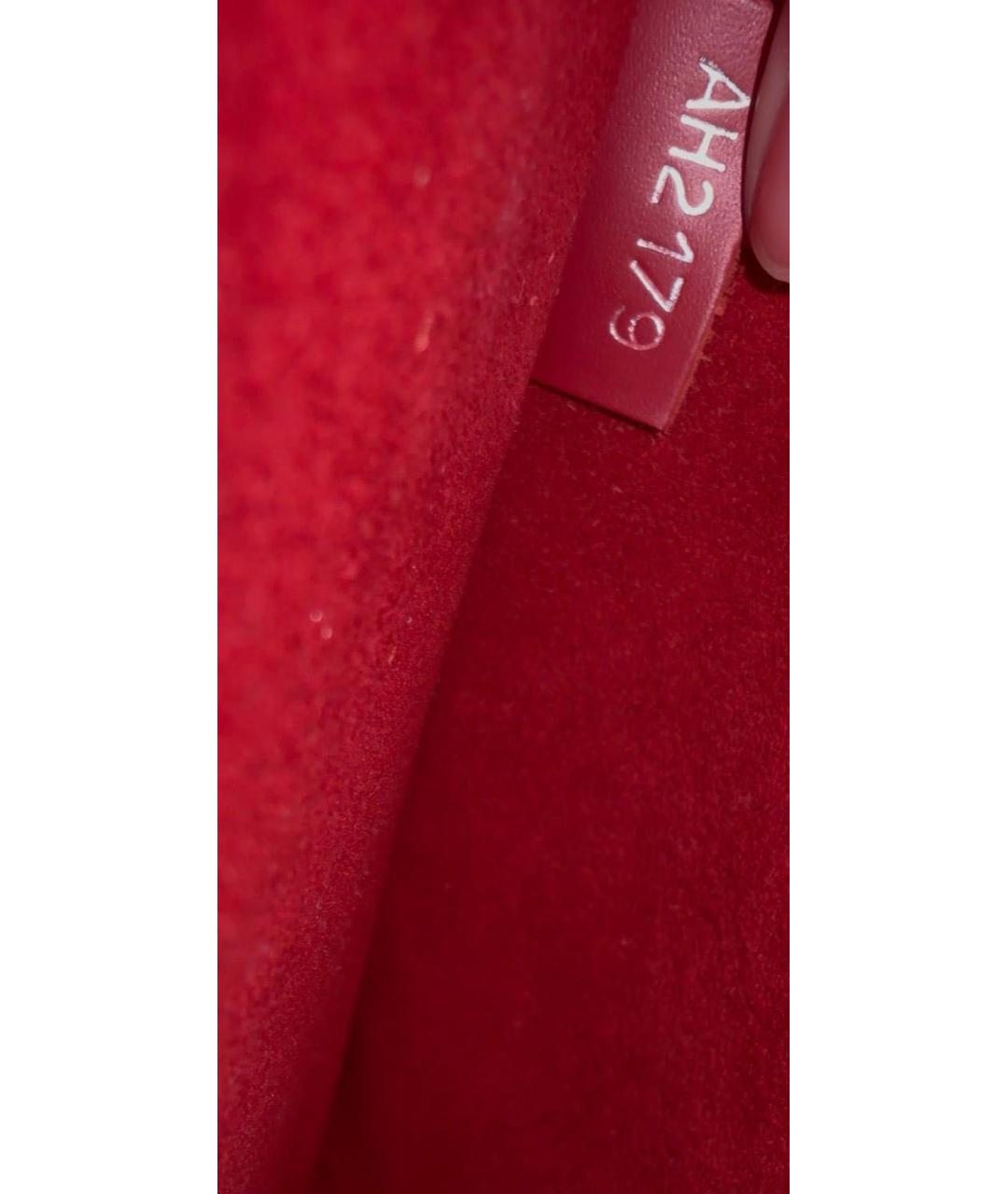 LOUIS VUITTON Белая кожаная сумка тоут, фото 8