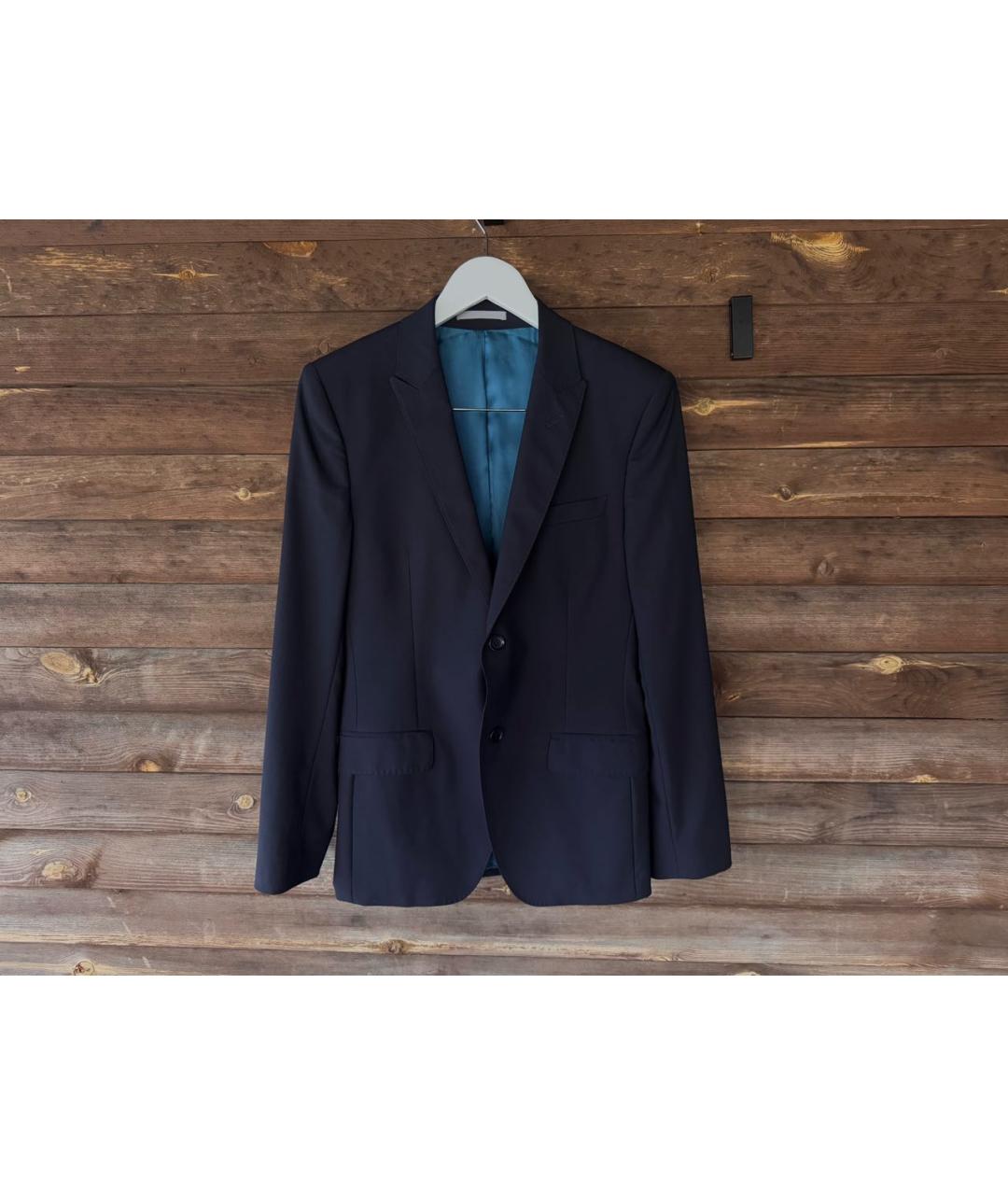 KENZO Синий классический костюм, фото 9