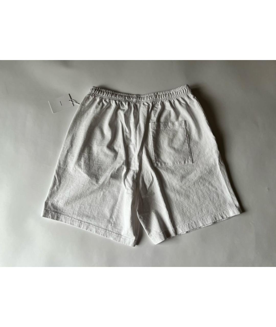 SPORTY AND RICH Белые хлопковые шорты, фото 2