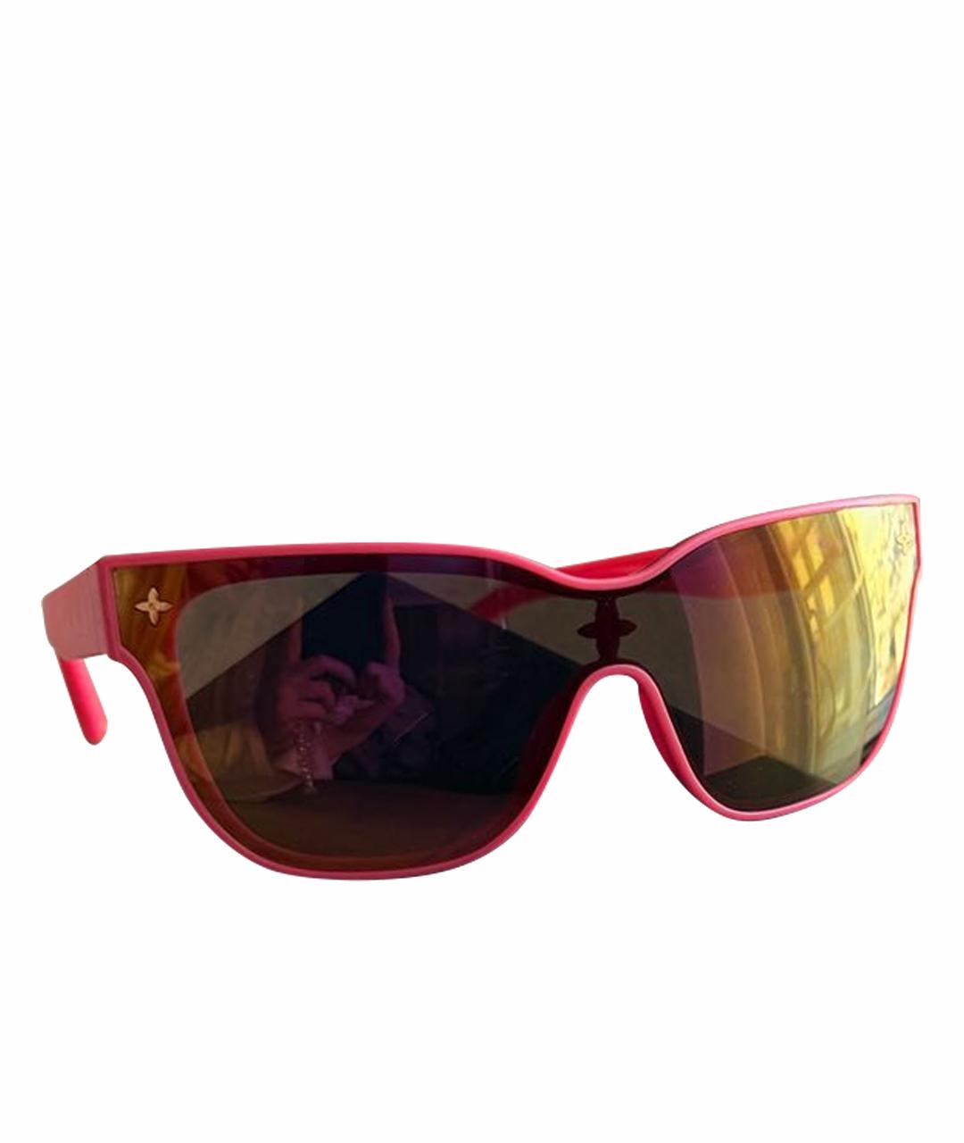 LOUIS VUITTON Розовые пластиковые солнцезащитные очки, фото 1