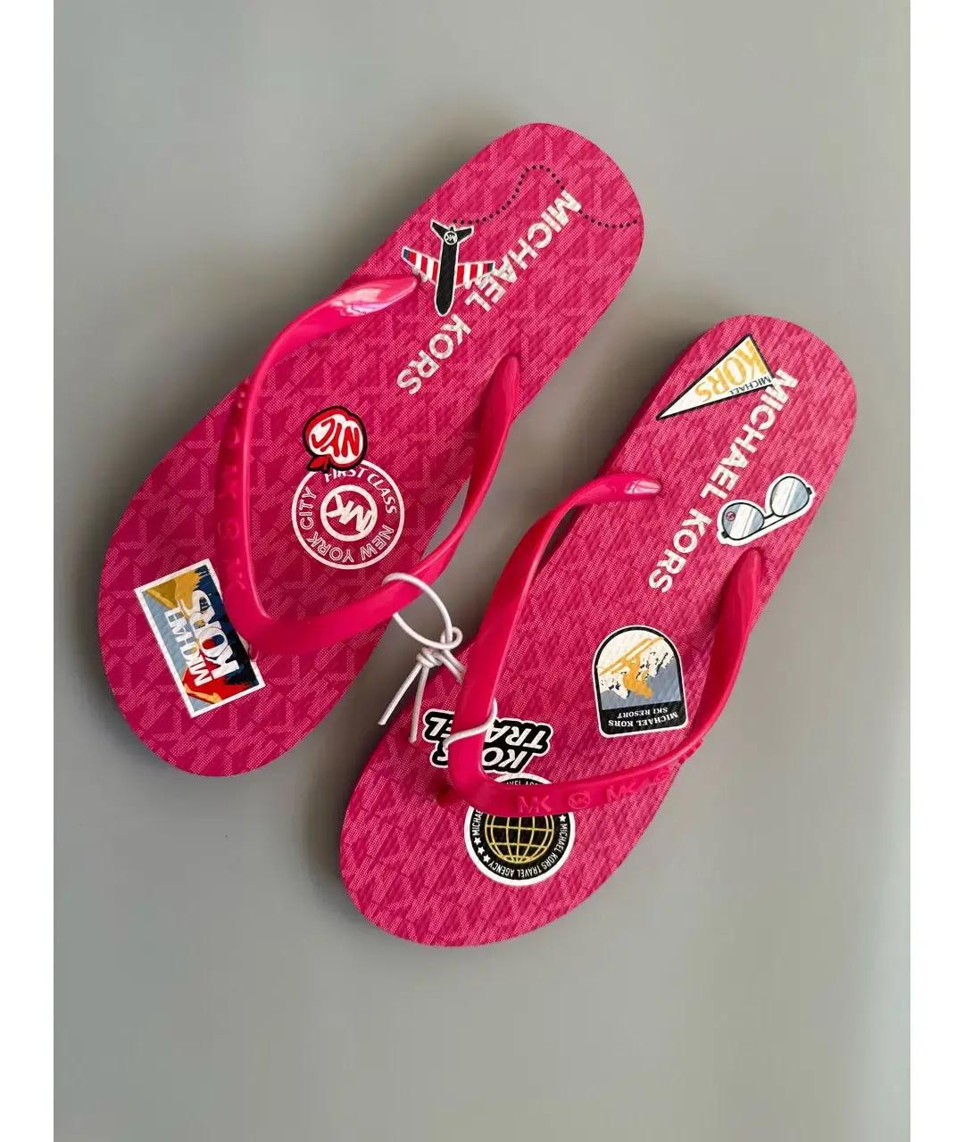 MICHAEL KORS Фуксия шлепанцы, фото 2
