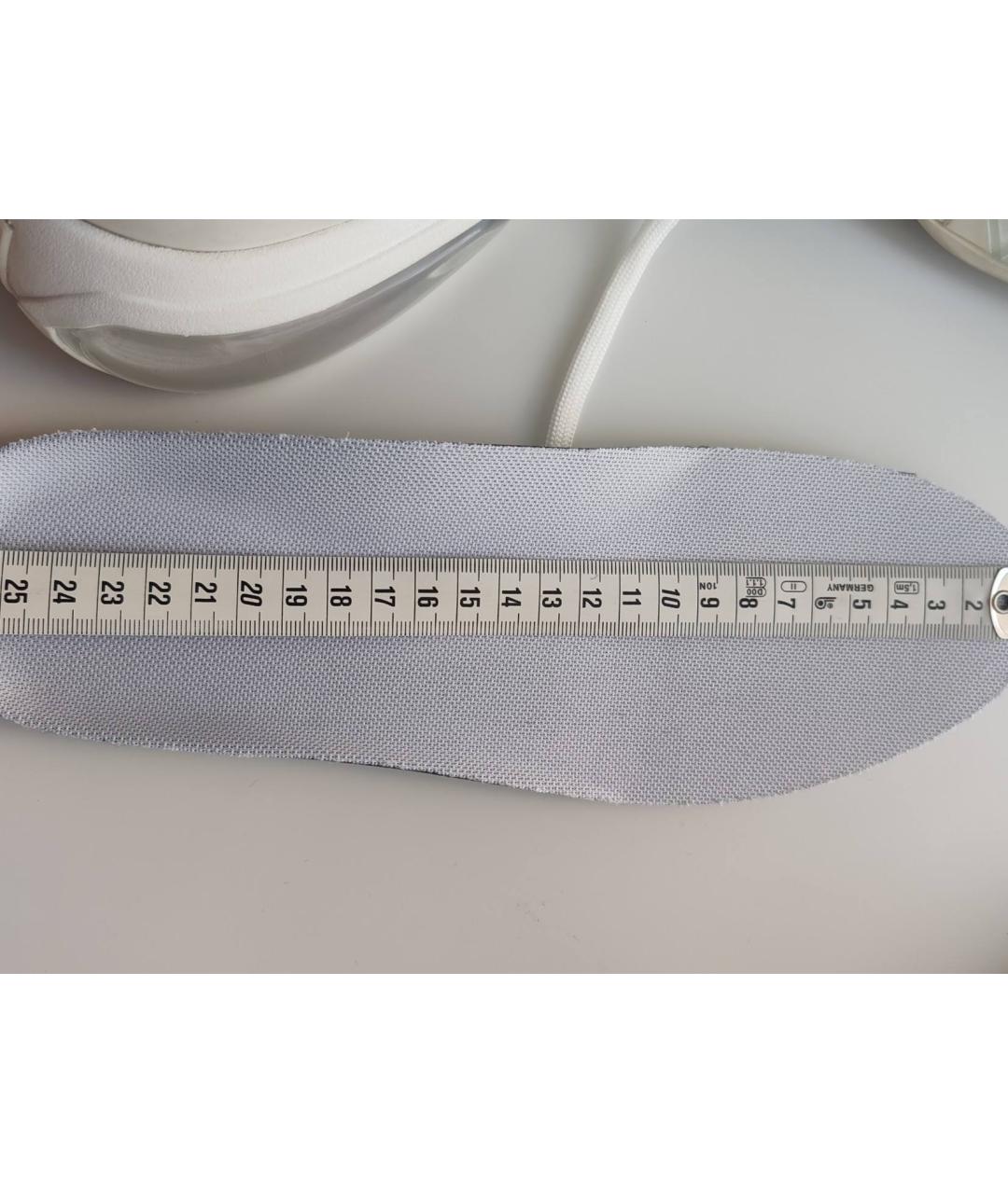 PRADA Белые низкие кроссовки / кеды, фото 8