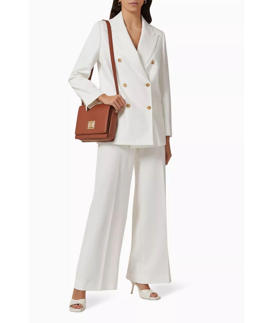 MAX MARA Белый вискозный жакет/пиджак, фото 6