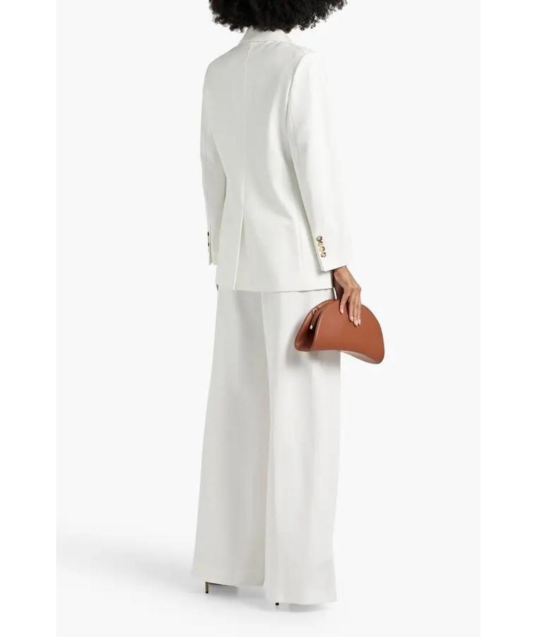 MAX MARA Белый вискозный жакет/пиджак, фото 7