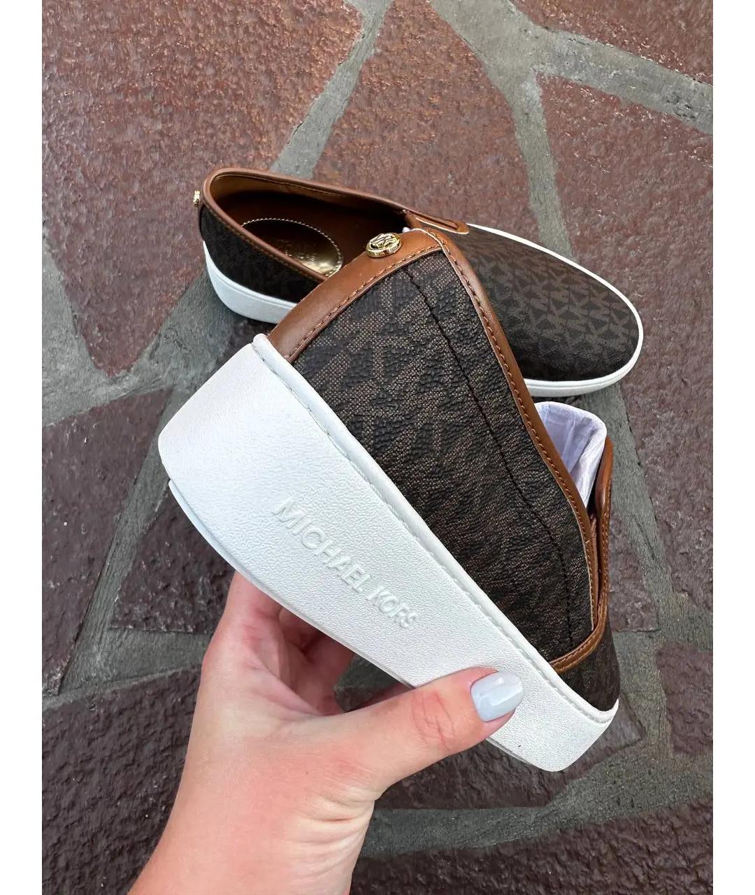 MICHAEL KORS Коричневые слипоны, фото 5