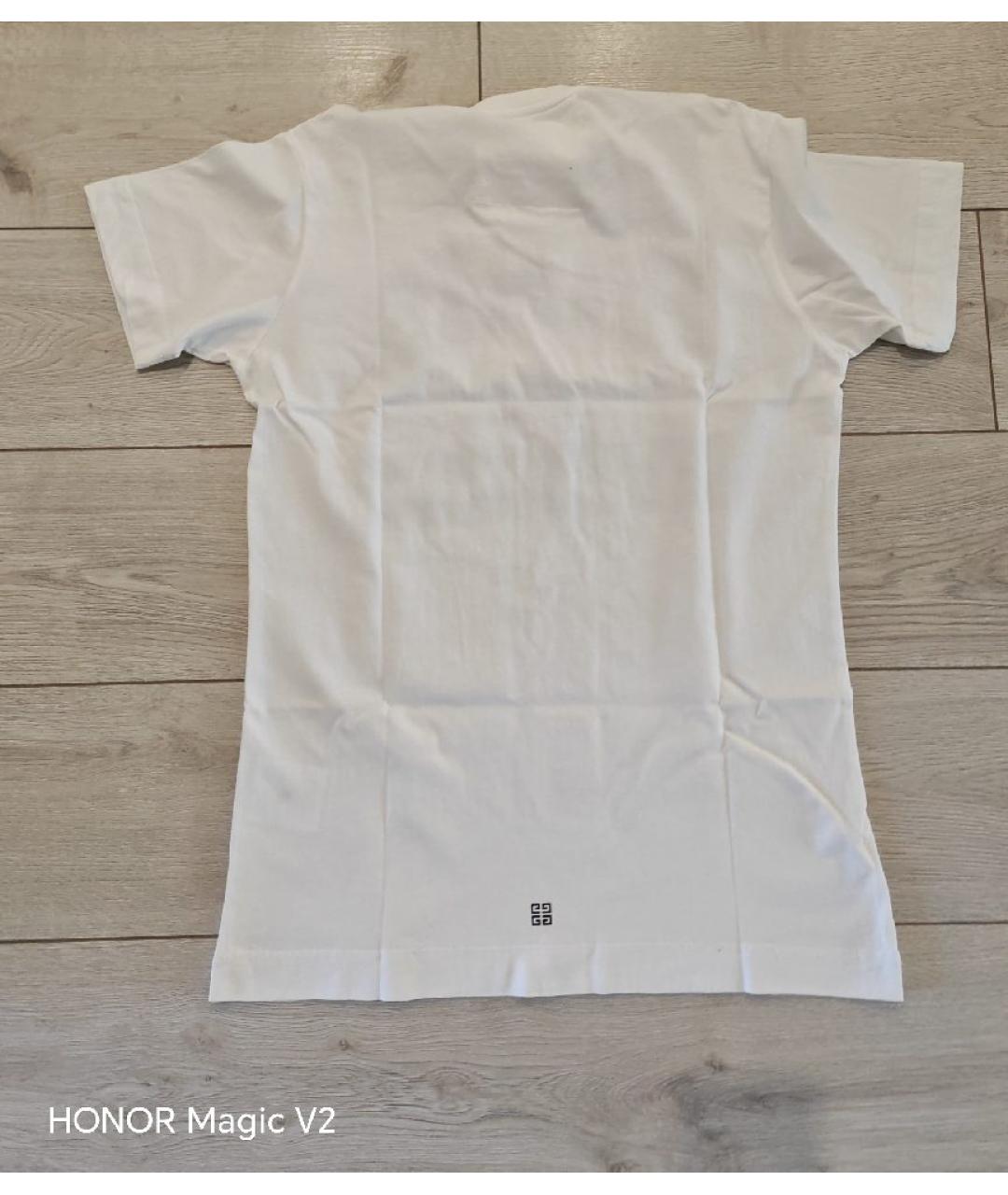 GIVENCHY Белая хлопковая футболка, фото 2