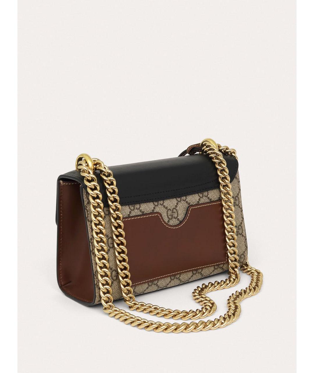 GUCCI Черная кожаная сумка через плечо, фото 5