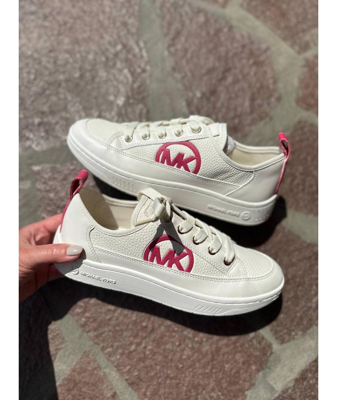 MICHAEL KORS Белые кеды, фото 4