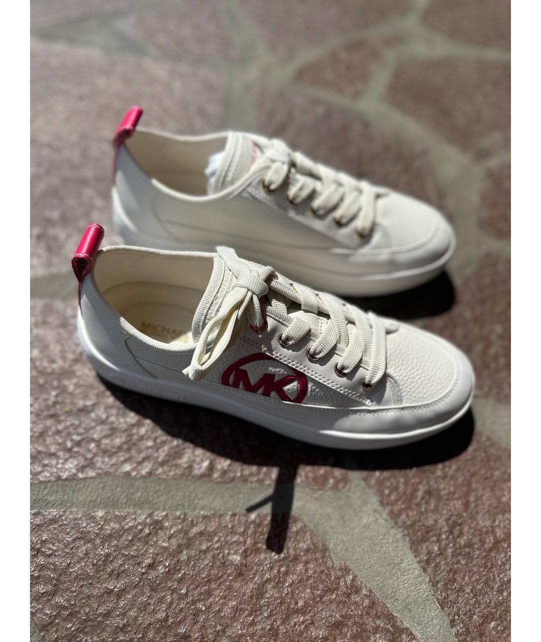 MICHAEL KORS Белые кеды, фото 3