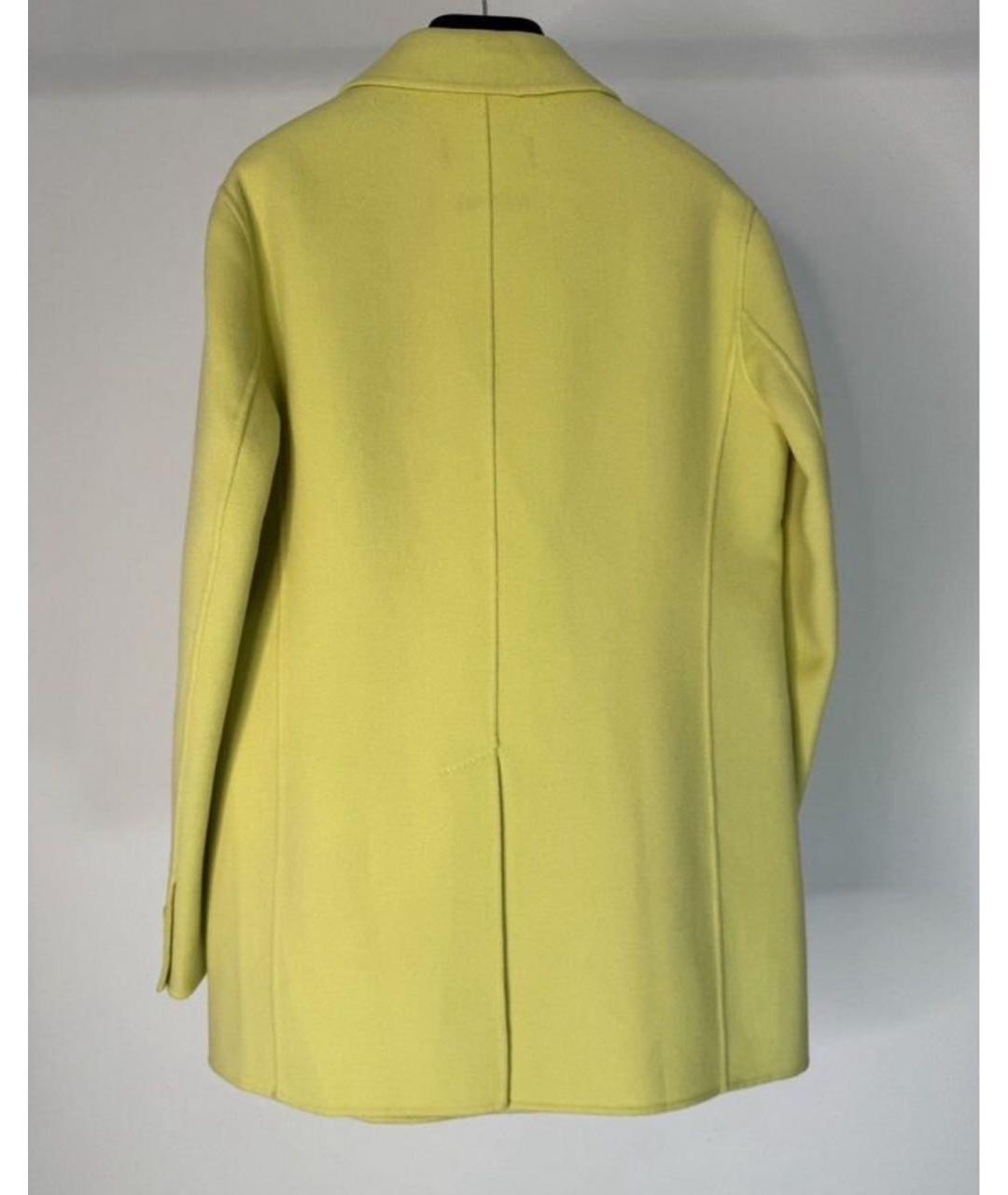 MAX MARA STUDIO Желтая кашемировая парка, фото 2