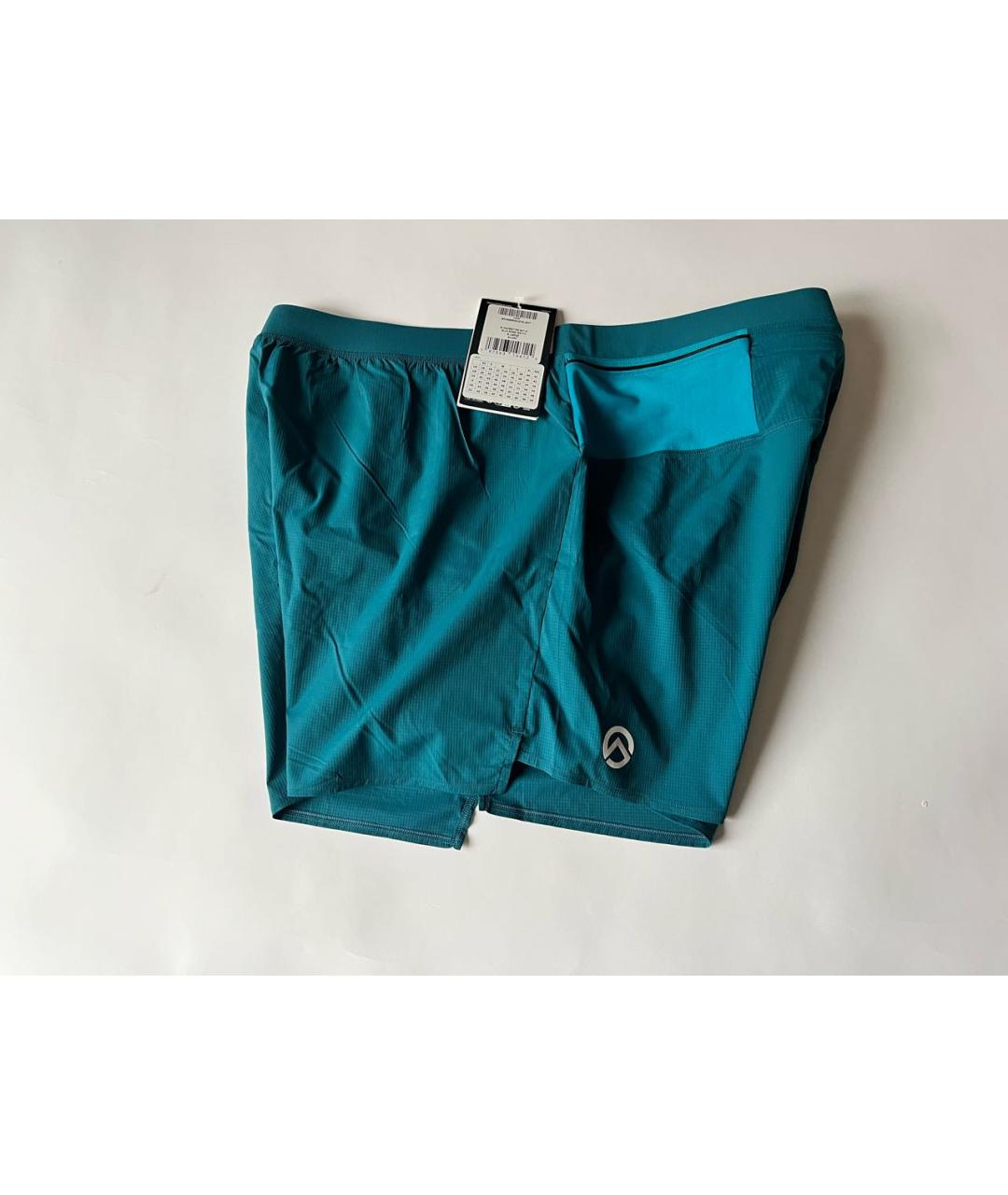 THE NORTH FACE Бирюзовые синтетические шорты, фото 6