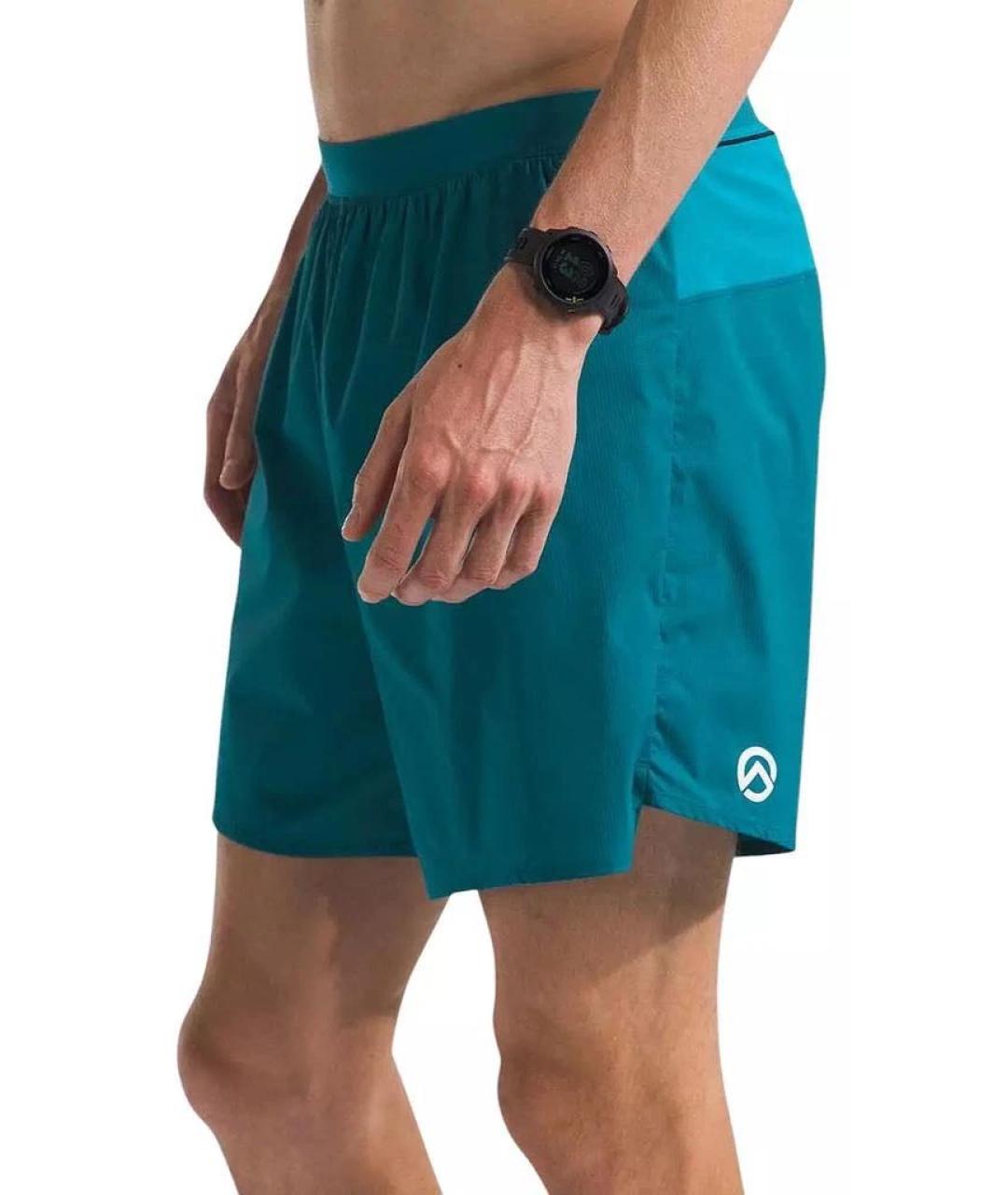 THE NORTH FACE Бирюзовые синтетические шорты, фото 3