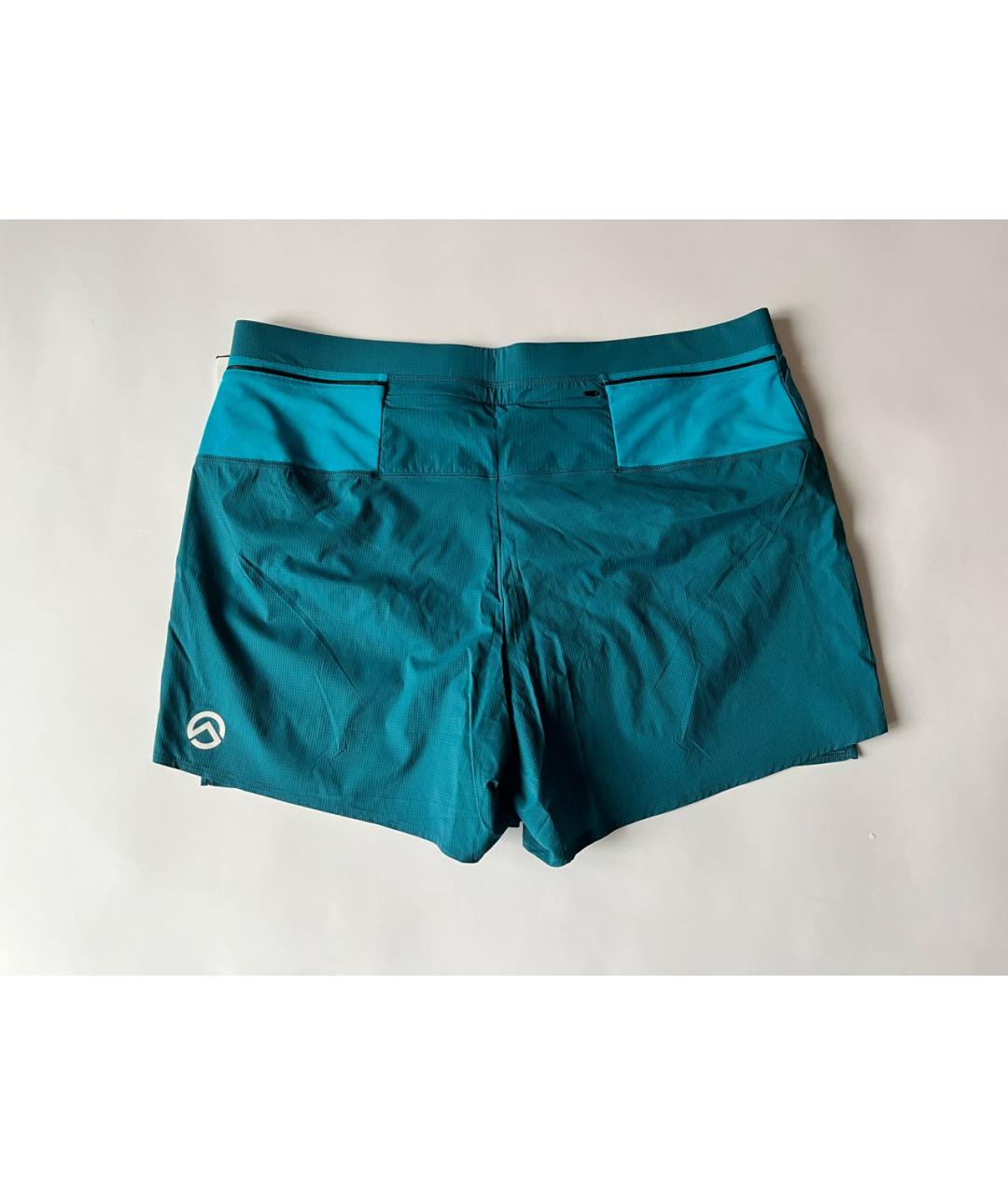 THE NORTH FACE Бирюзовые синтетические шорты, фото 5