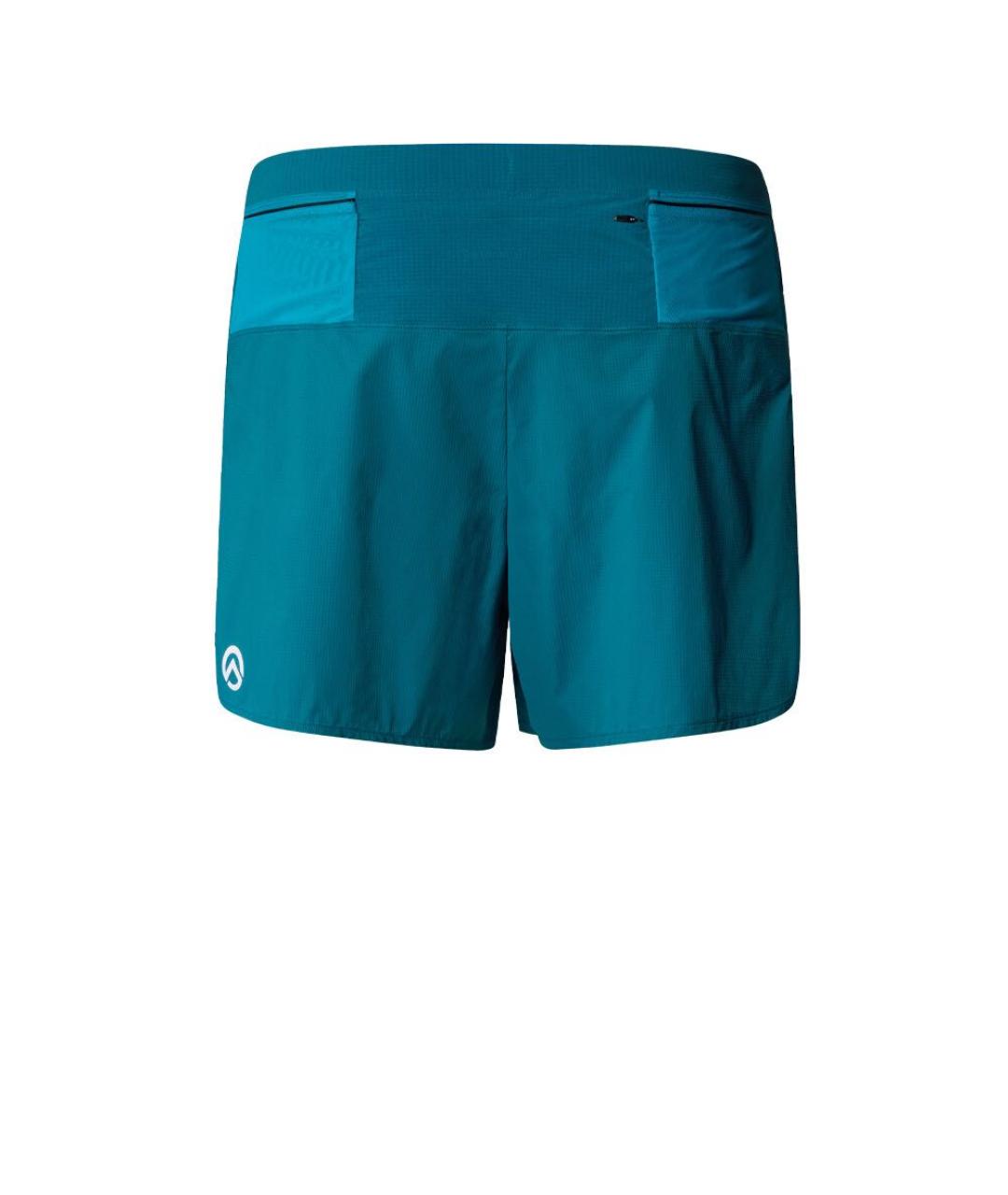 THE NORTH FACE Бирюзовые синтетические шорты, фото 2