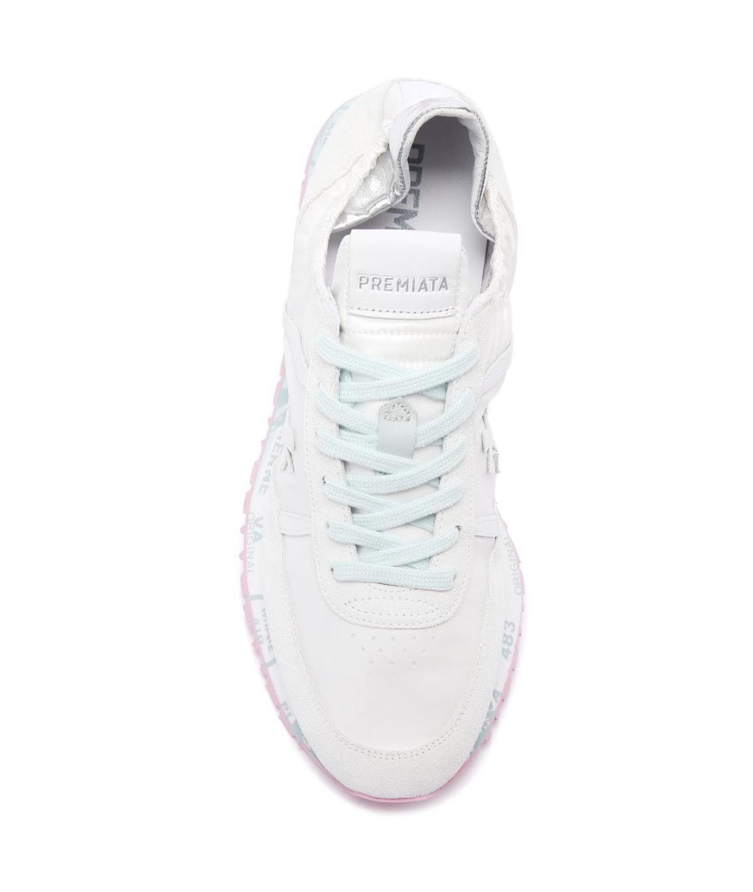 PREMIATA Белые замшевые кроссовки, фото 2