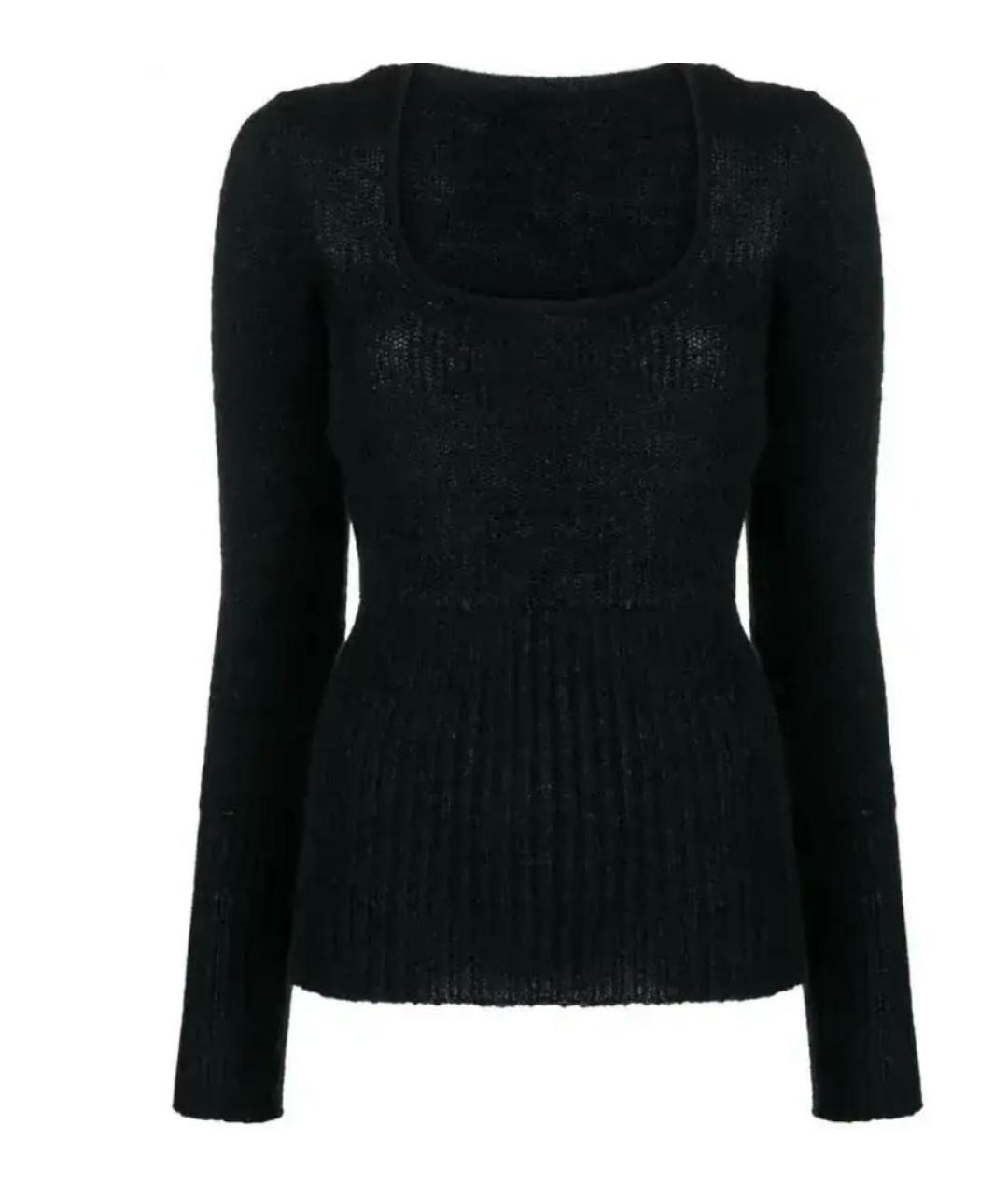 JACQUEMUS Антрацитовый шерстяной джемпер / свитер, фото 9