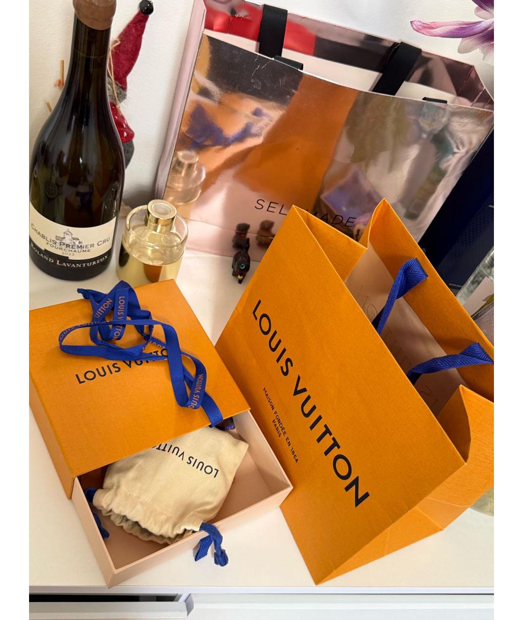 LOUIS VUITTON Черный кожаный ремень, фото 8