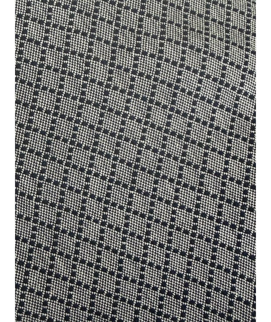 GUCCI Антрацитовое хлопковое поло с коротким рукавом, фото 4