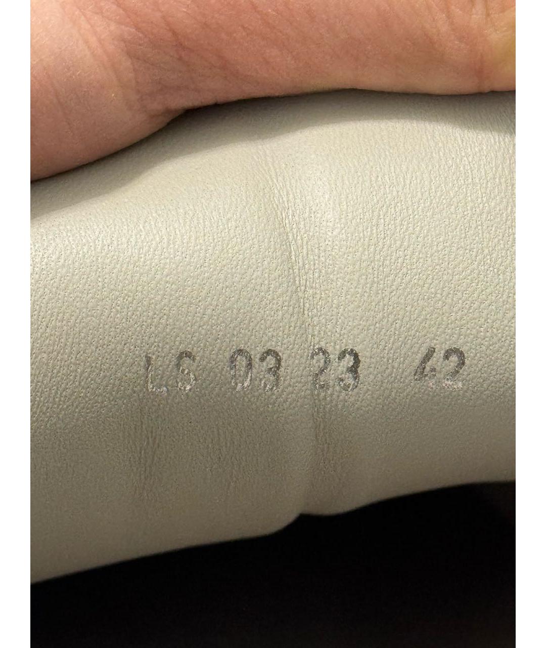 CHRISTIAN DIOR Бежевые замшевые низкие кроссовки / кеды, фото 7