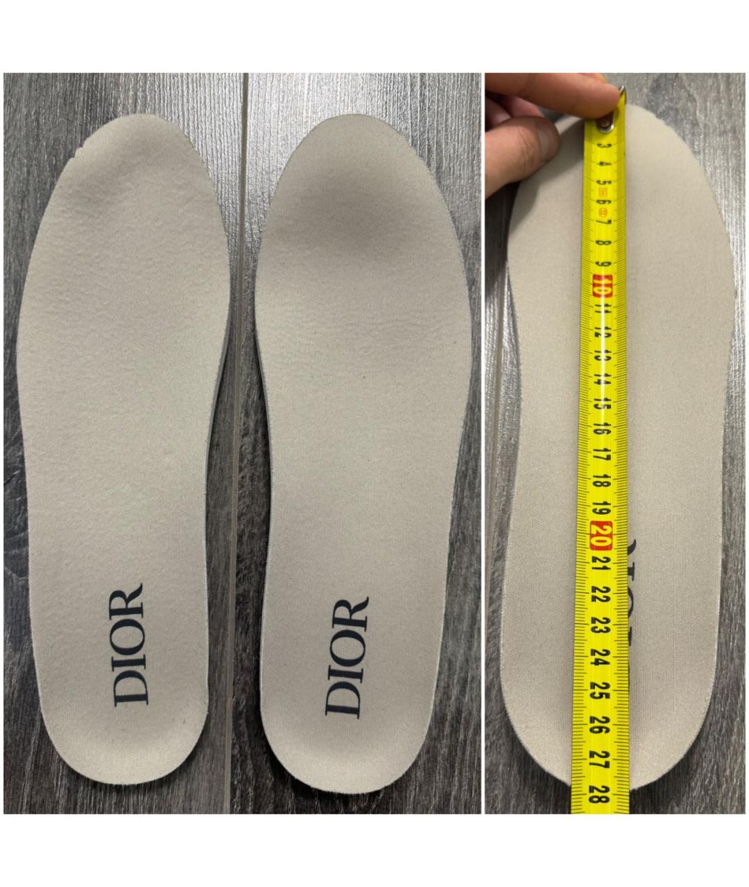 CHRISTIAN DIOR Бежевые замшевые низкие кроссовки / кеды, фото 8