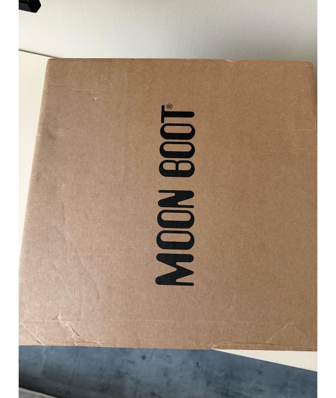 MOON BOOT Хаки текстильные ботинки, фото 5