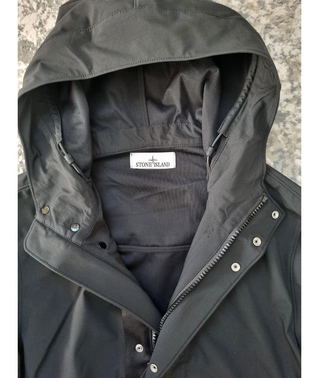 STONE ISLAND Черная куртка, фото 3