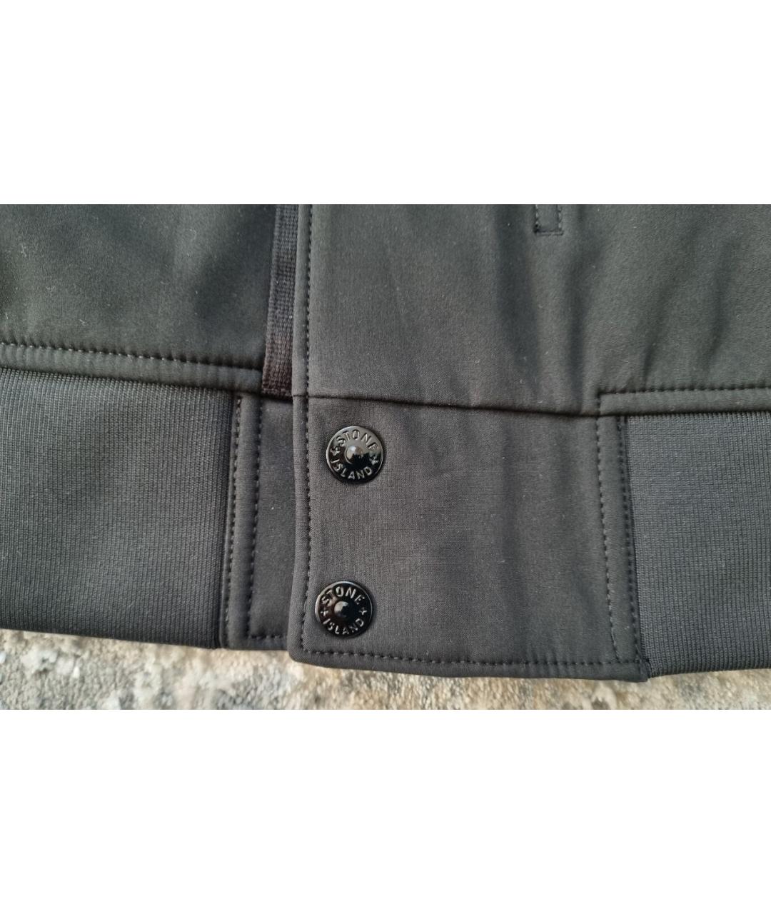 STONE ISLAND Черная куртка, фото 4