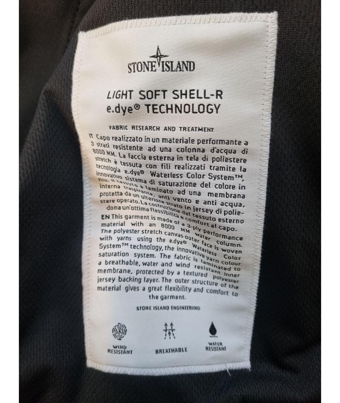 STONE ISLAND Черная куртка, фото 9