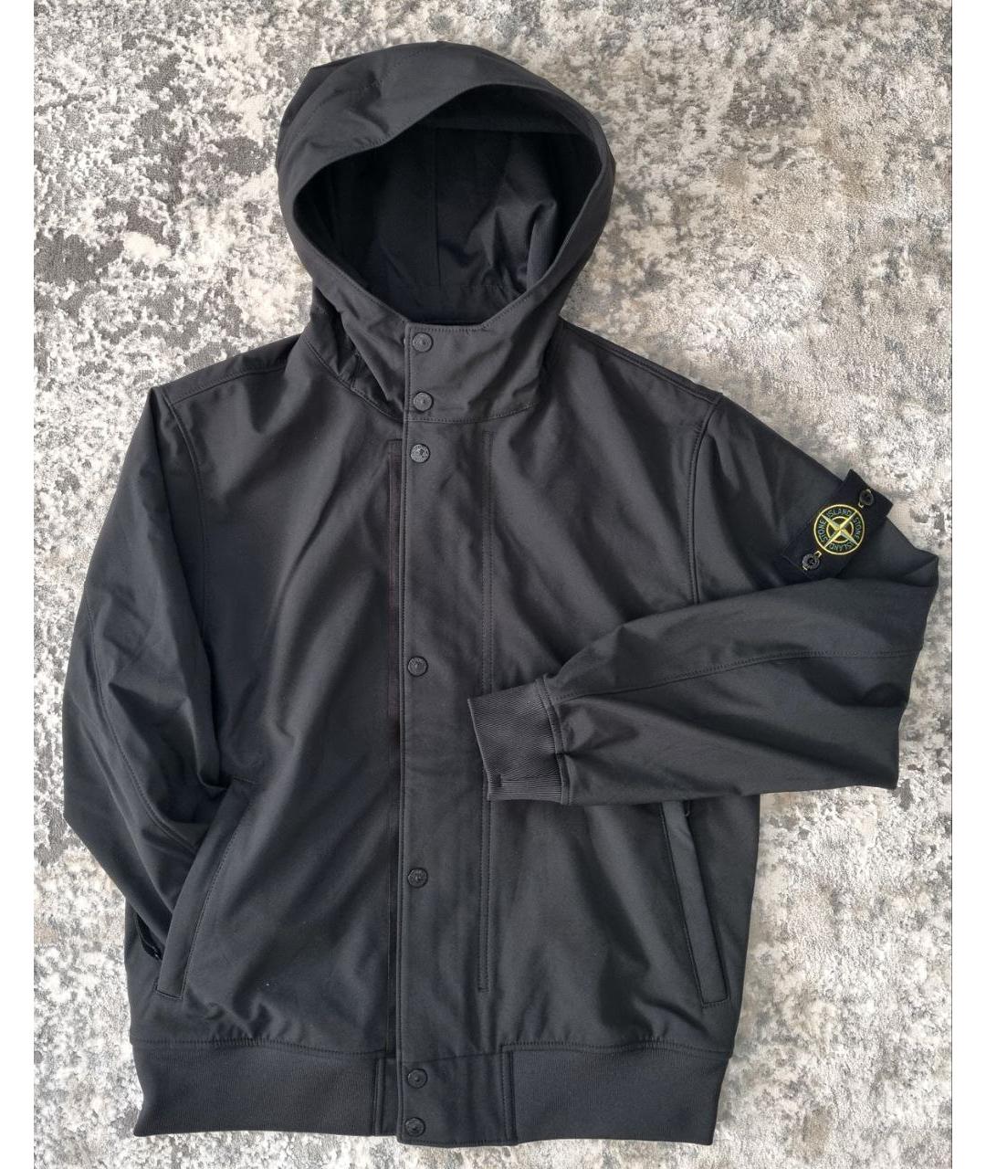STONE ISLAND Черная куртка, фото 5