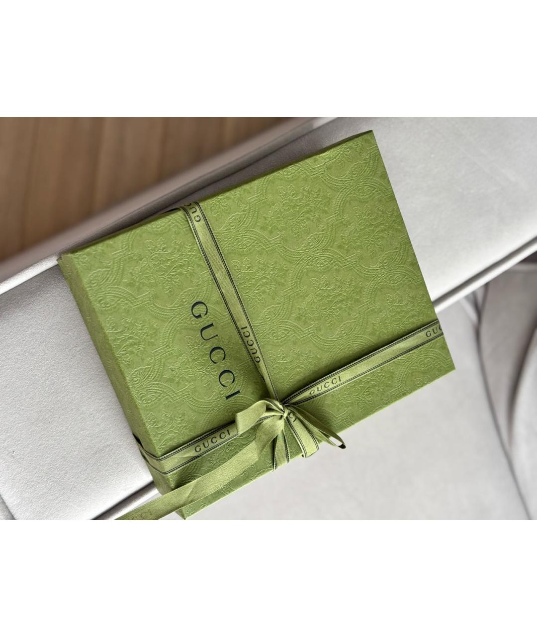 GUCCI Черная кожаная сумка на плечо, фото 5