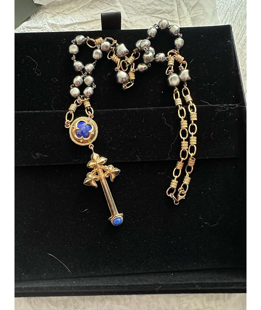 DOLCE&GABBANA Золотая серебряная цепочка/подвеска, фото 4