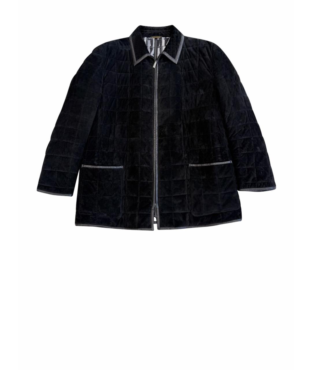 ZILLI Черная замшевая куртка, фото 1