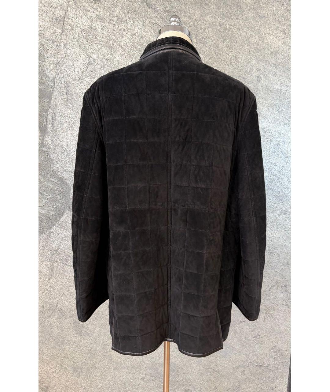 ZILLI Черная замшевая куртка, фото 2