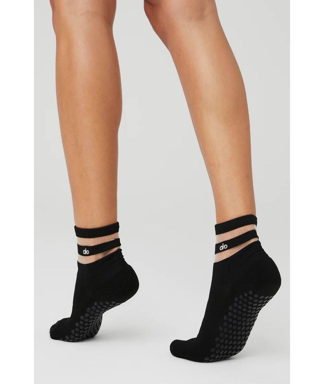 ALO YOGA Черные носки, чулки и колготы, фото 2