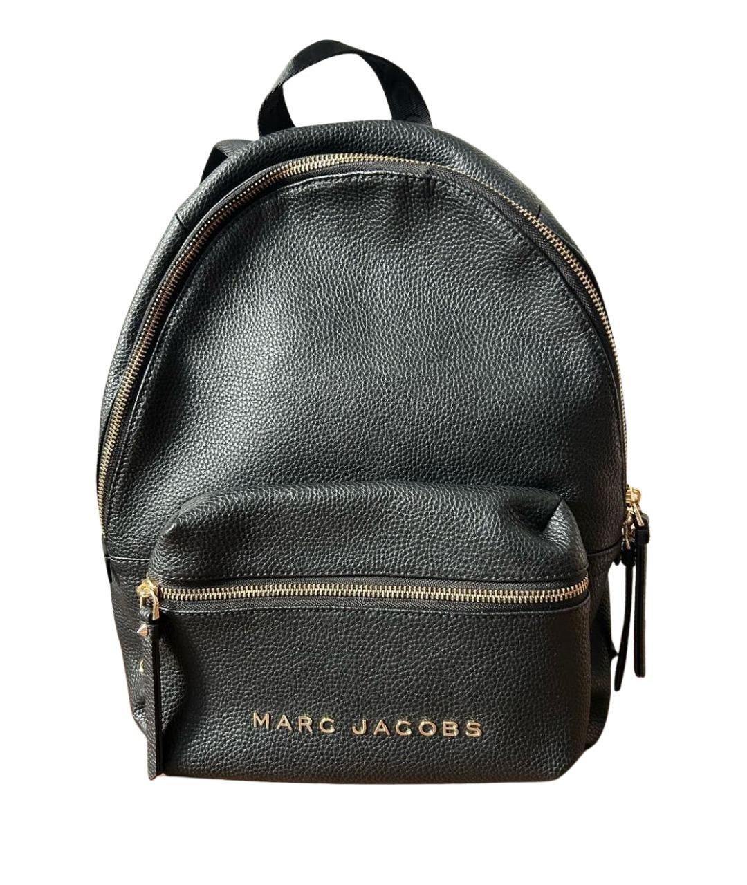 MARC JACOBS Черный кожаный рюкзак, фото 1