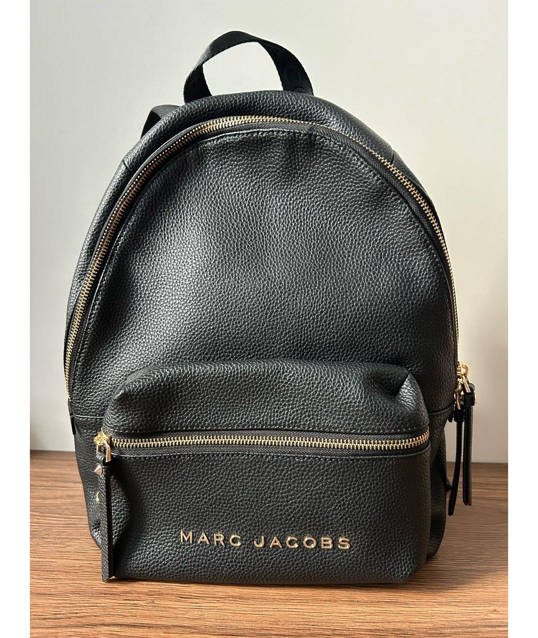 MARC JACOBS Черный кожаный рюкзак, фото 9