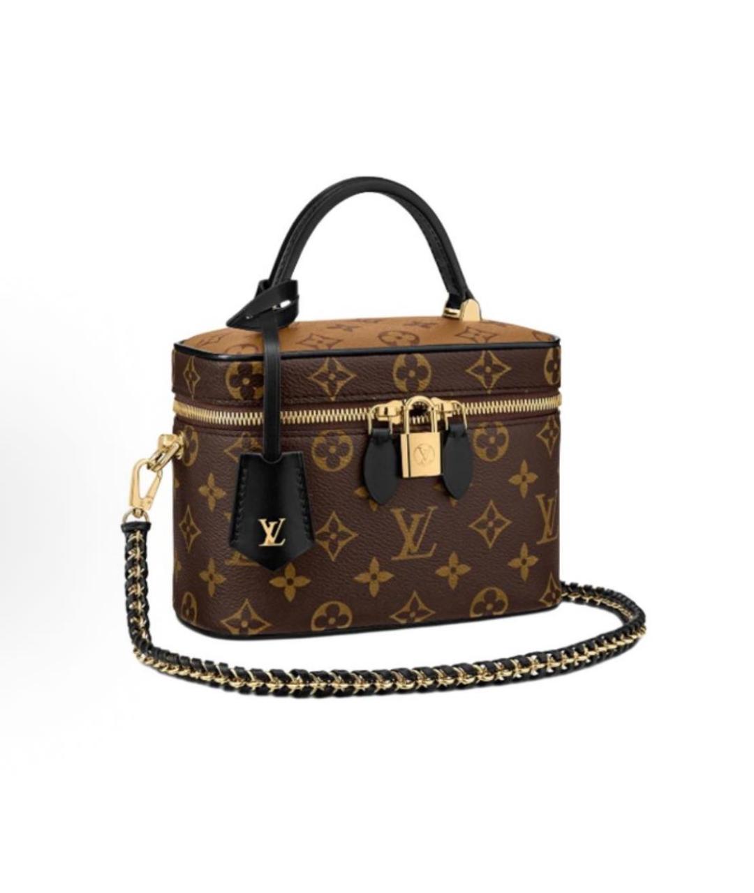 LOUIS VUITTON Коричневая сумка с короткими ручками, фото 7