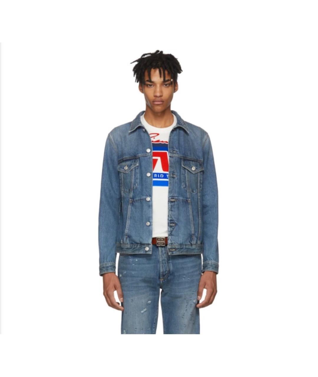 GIVENCHY Голубая деним куртка, фото 3