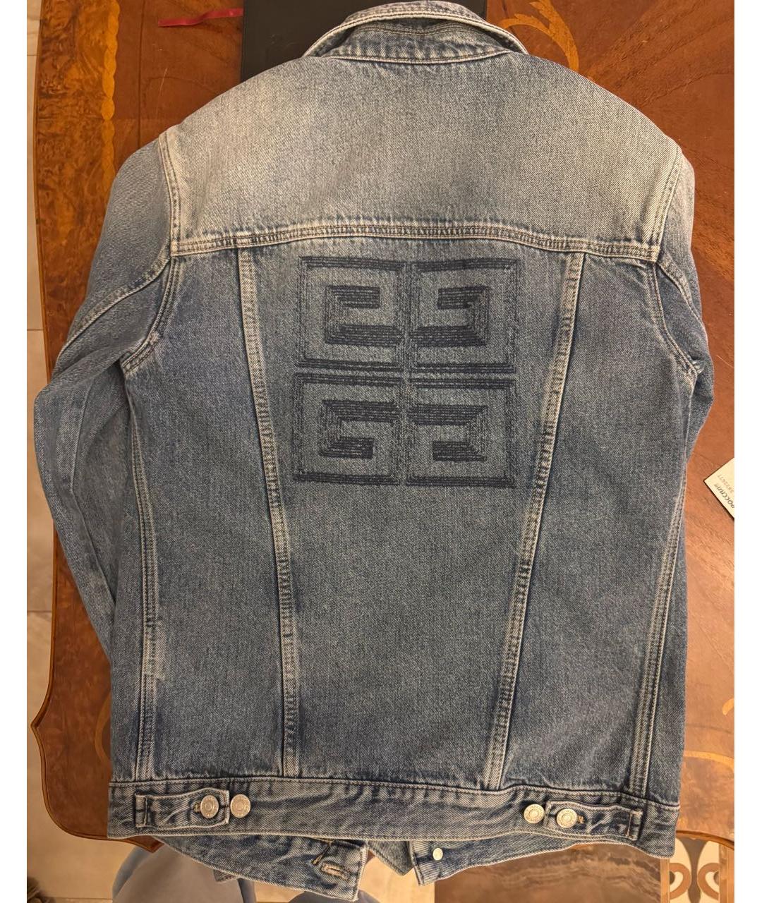 GIVENCHY Голубая деним куртка, фото 2