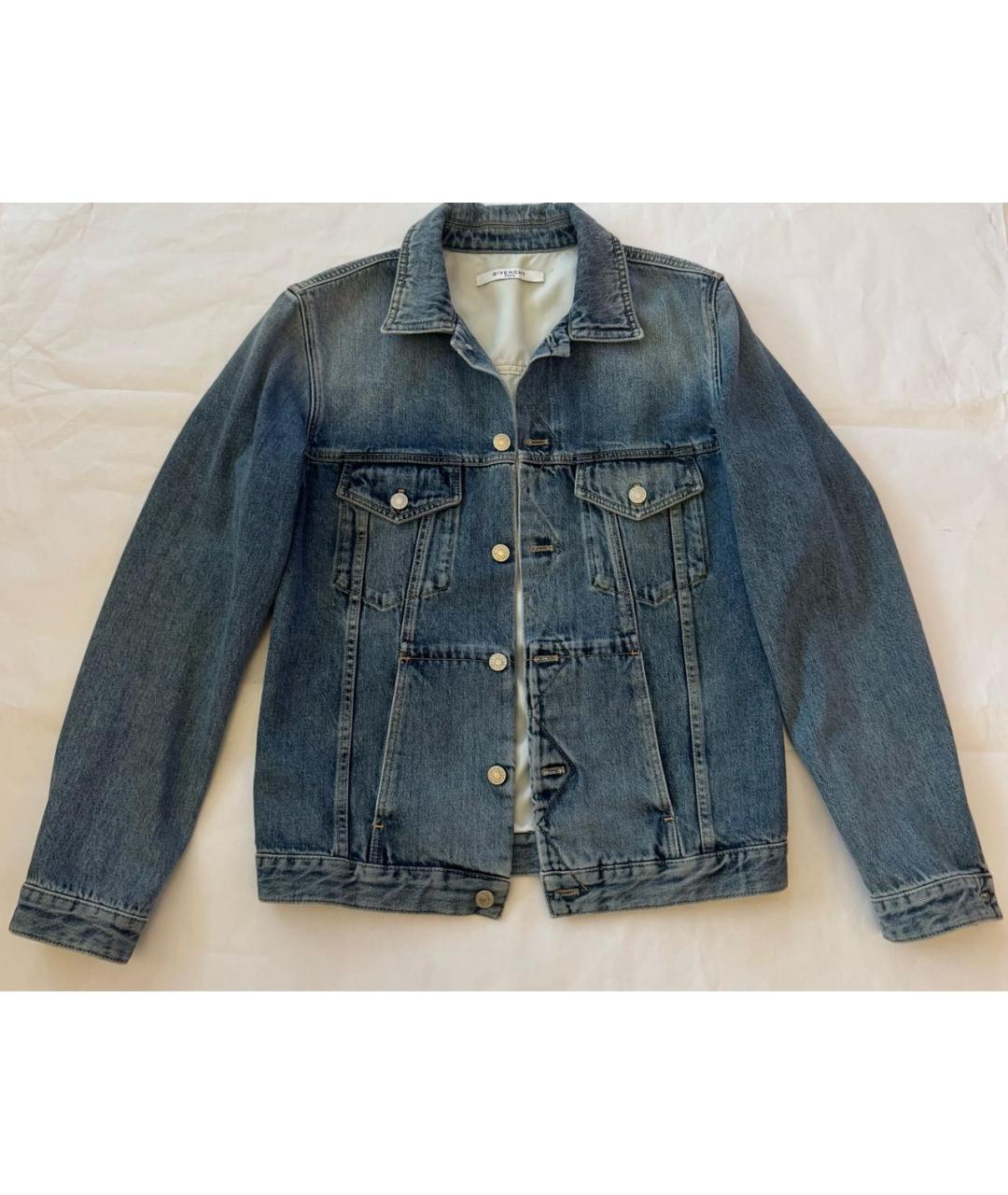 GIVENCHY Голубая деним куртка, фото 5