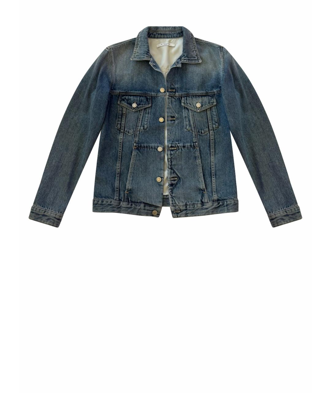 GIVENCHY Голубая деним куртка, фото 1