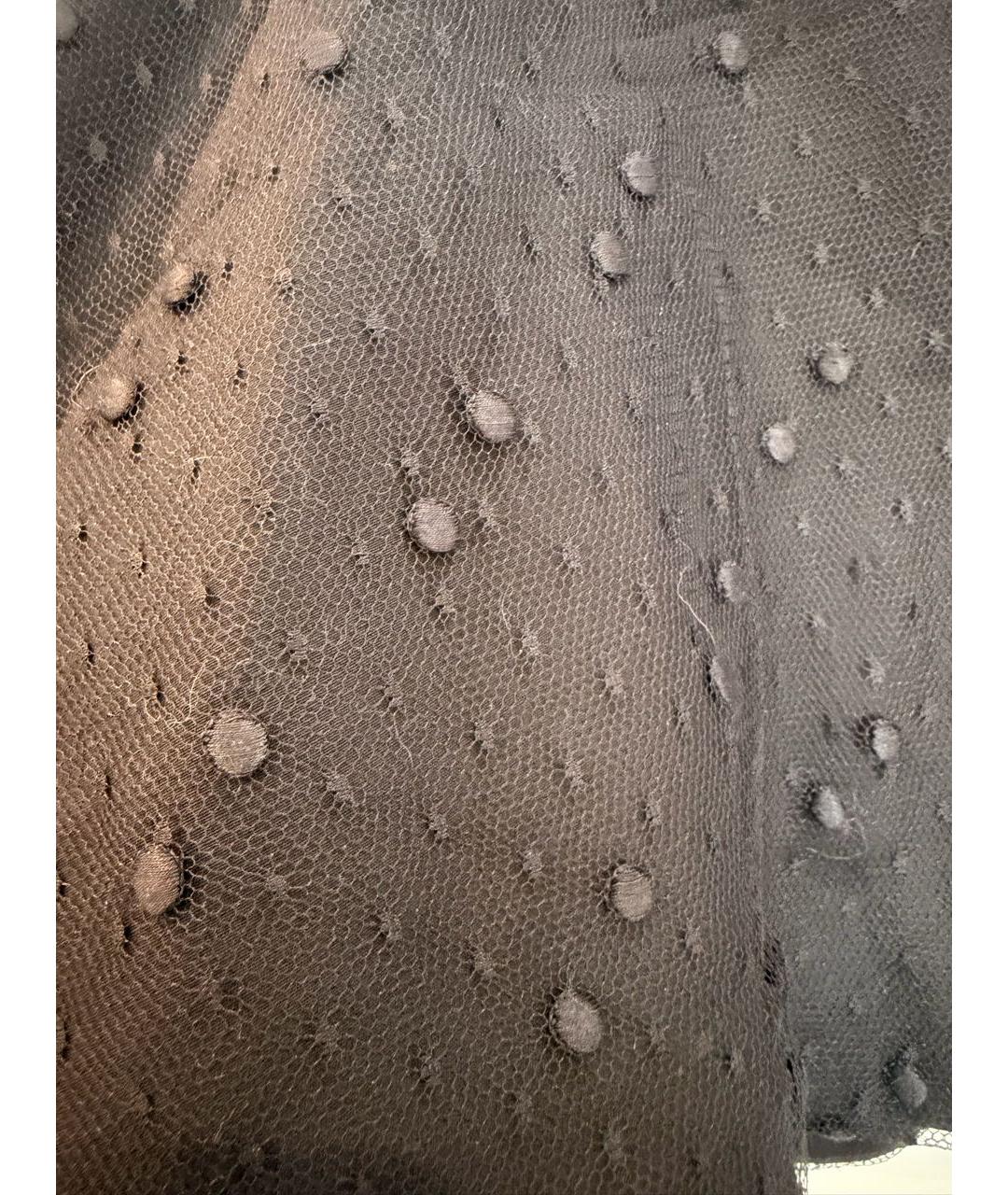 VALENTINO Черная шерстяная юбка мини, фото 2