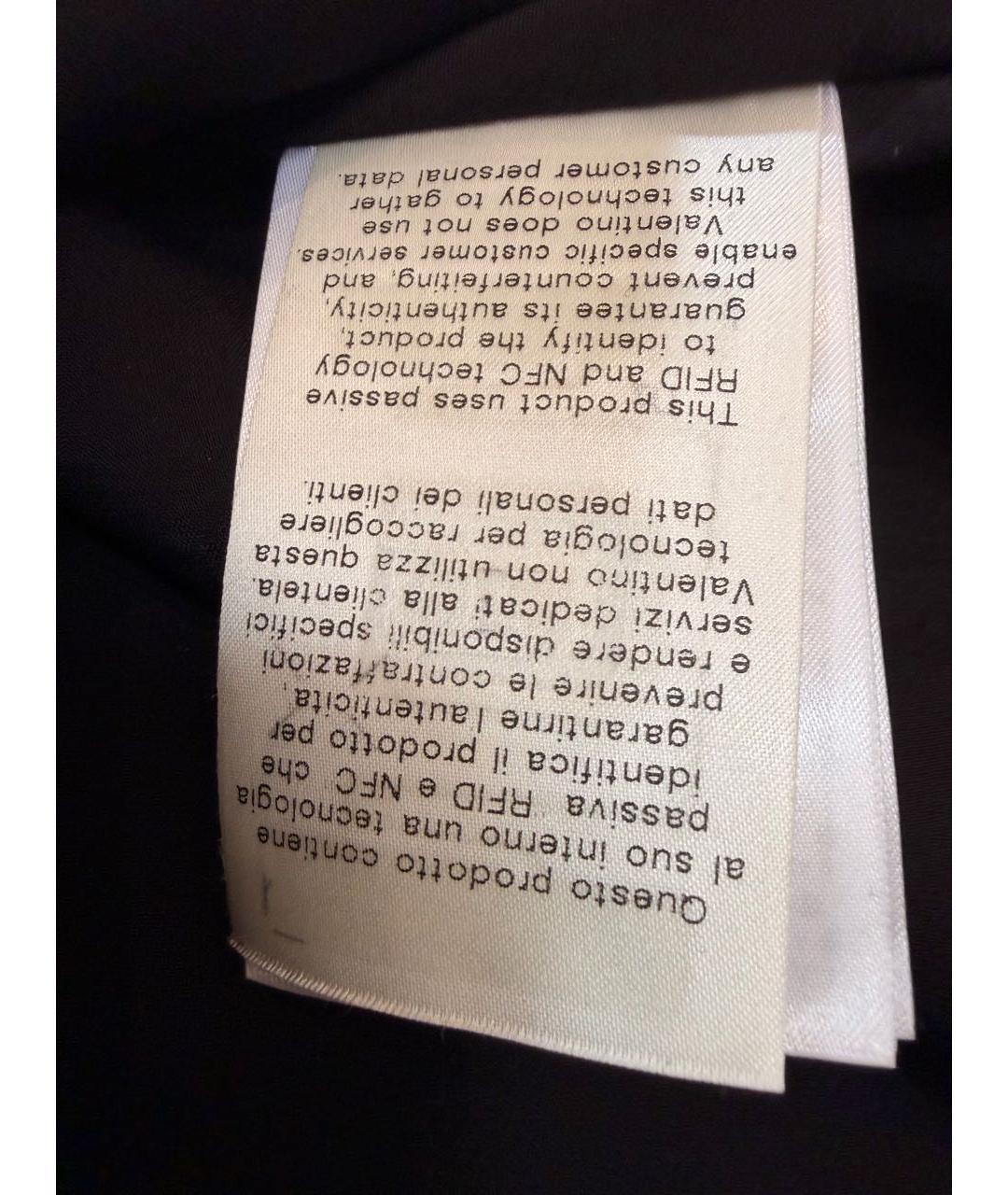 VALENTINO Черная шерстяная юбка мини, фото 5